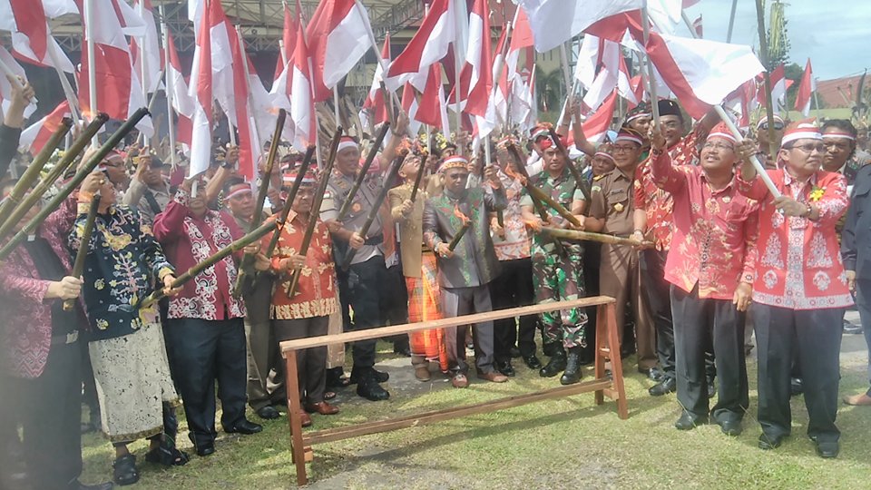  Natal Kebangsaan Polda Kalteng, Berlangsung Semarak Dan Gegap Gempita