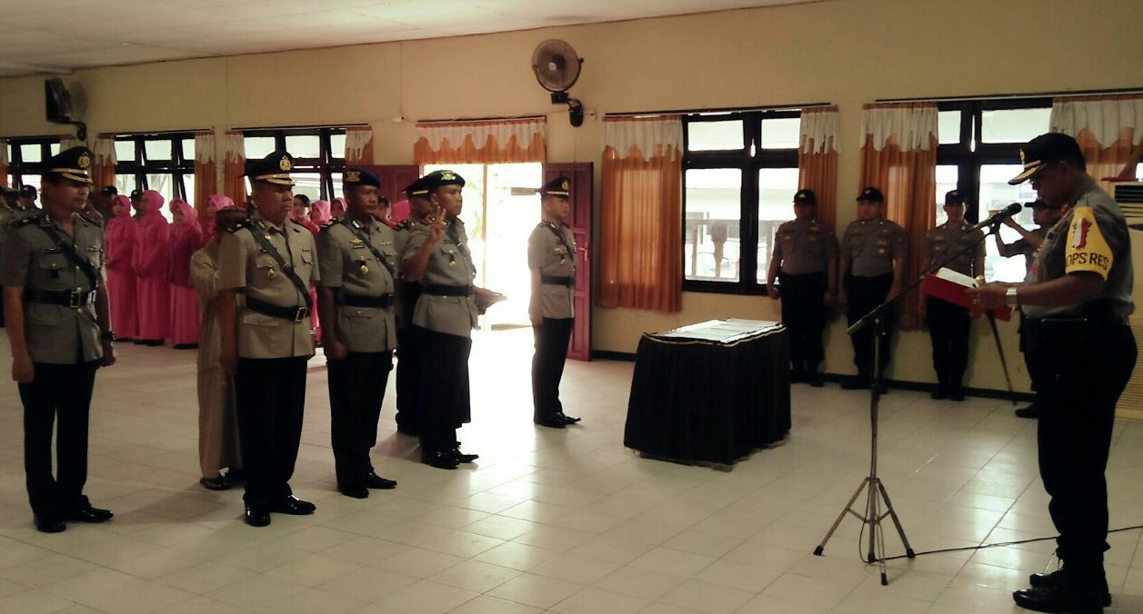  Lima Perwira Polres Katingan Bergeser