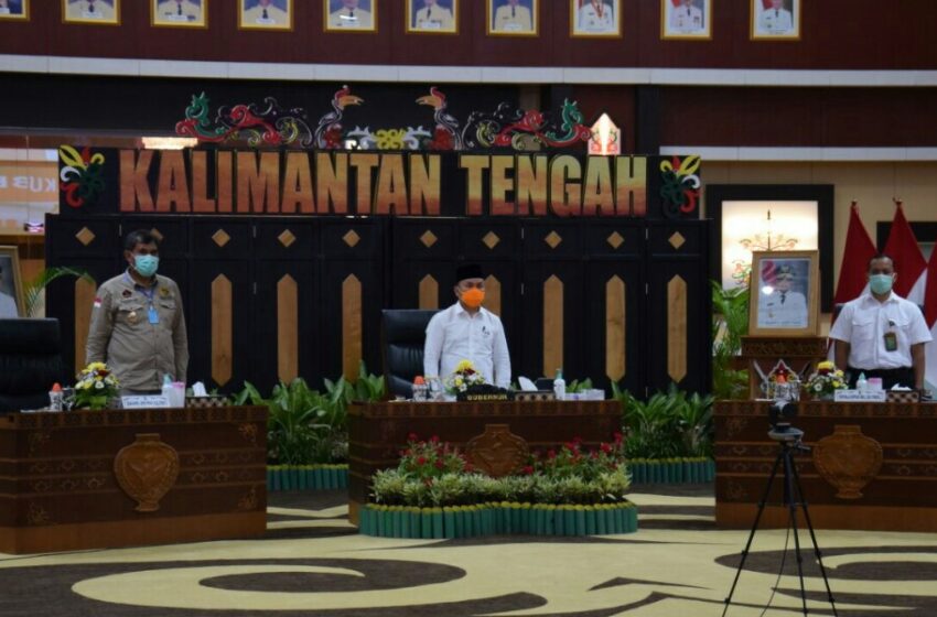  Gubernur Kalteng, Buka Rapat Koordinasi  Gugus Tugas Reforma Agraria