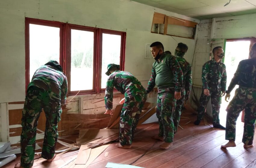  Manifestasi Gotong Royong, Kemanunggalan TNI bersama Rakyat dalam TMMD Ke-109 tahun 2020