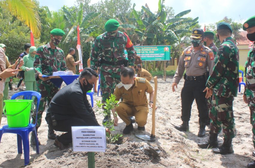  Penanaman Pohon Jadi Agenda Pertama Pelaksanaan TMMD Imbangan di wilayah Kodim 1016/PLK