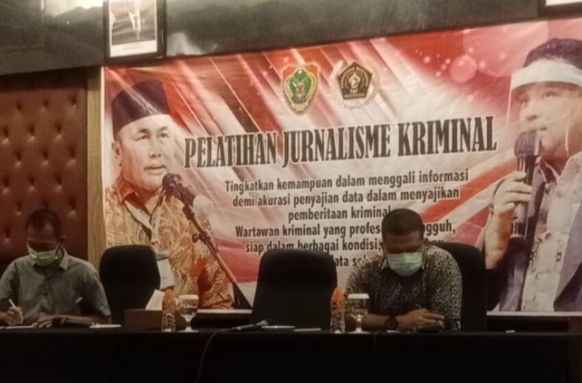  Pemberitaan Harus Lebih Inovatif, PWI Kalteng Gelar Pelatihan Jurnalisme Kriminal