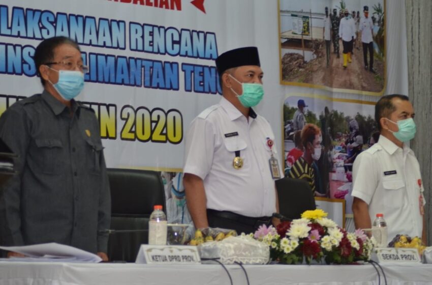  Bahas Pencapaian RPJMD Kalteng Tahun 2020, Pemprov Gelar RAKORDAL dan Evaluasi