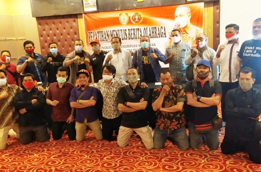  Tingkatkan Kemampuan Wartawan, SIWO-PWI Kalteng Gelar Pelatihan Menulis dan Teknik Fotografi Olahraga