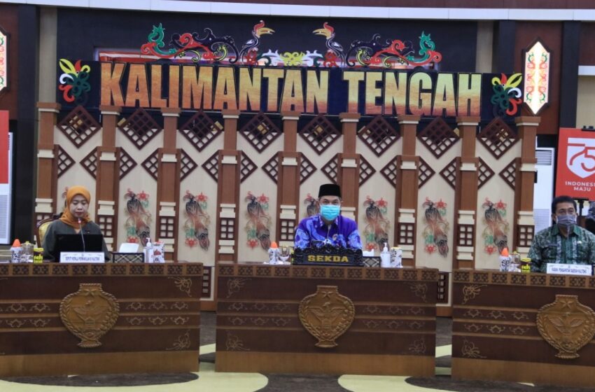  Percepatan Implementasi ETP, Pemprov Kalteng Ikuti Vicon Pembentukan TP2DD bersama KPw BI Kalteng