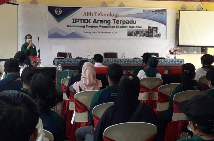  Solusi Tepat Peningkatan Hasil Pertanian di lahan gambut, FORPRO kenalkan Teknologi Arang Terpadu bagi Warga Desa Garung dan Desa Gohong