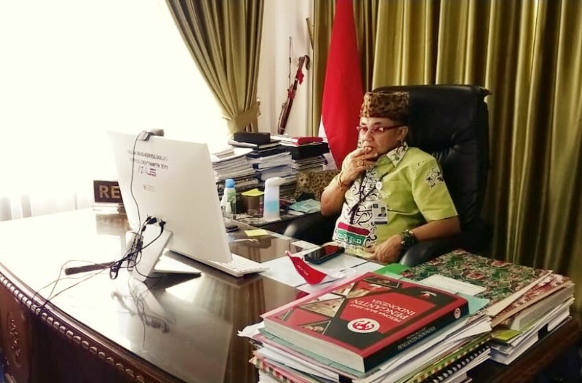  Kolaborasi Forum Rektor mewujudkan MB-KM, Rektor UPR Ikuti Rakor Forum Rektor Penguat Karakter Bangsa