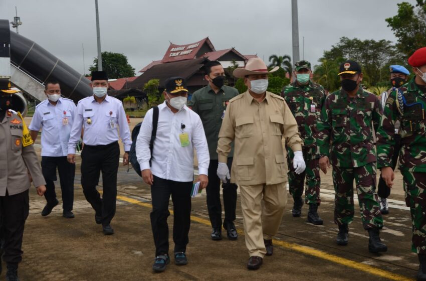  Gubernur Kalteng Dampingi Kunker Prabowo Subianto ke Gunung Mas