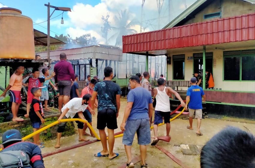  Diduga Korsleting, Dua Rumah di Katingan Jadi Arang