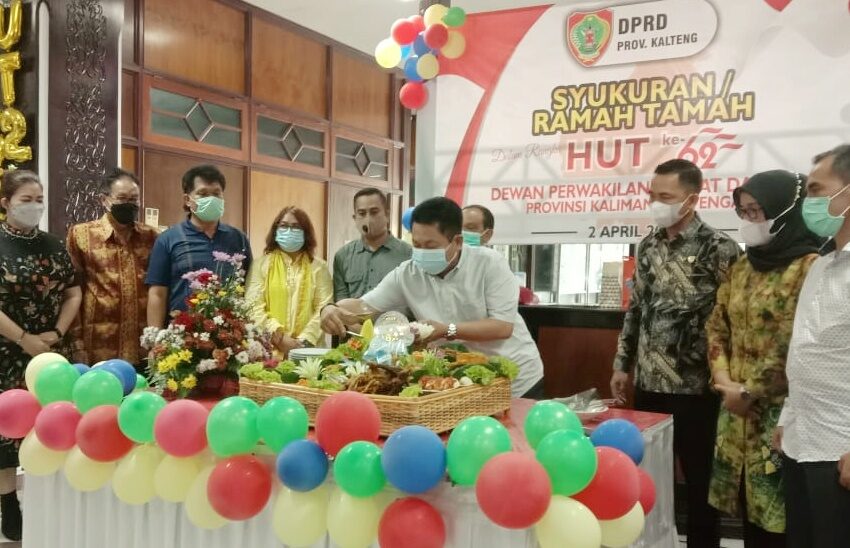  Puncak Acara HUT ke 62 Tahun, Wiyatno : Bertambahnya Usia DPRD Kalteng akan Semakin Aspiratif