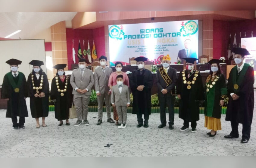 Jadi Doktor Ilmu Lingkungan Kesembilan Jebolan PPs-UPR, Inilah Profil Dr Usis I Sangkai