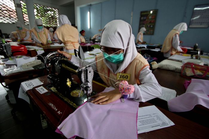  Jelang Ujian Praktik, Sekolah Ini Perketat Prokes