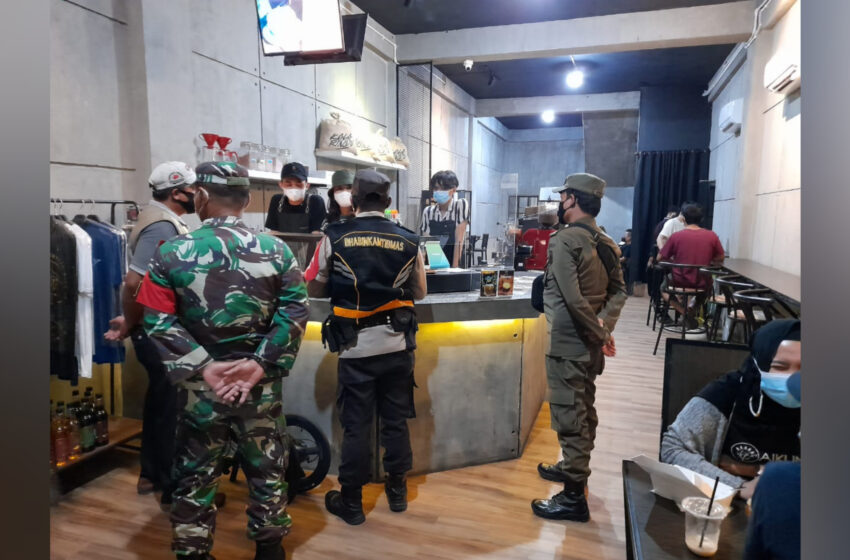  Satgas PPKM Pahandut Tindak Tegas Kafe Pelanggar Prokes