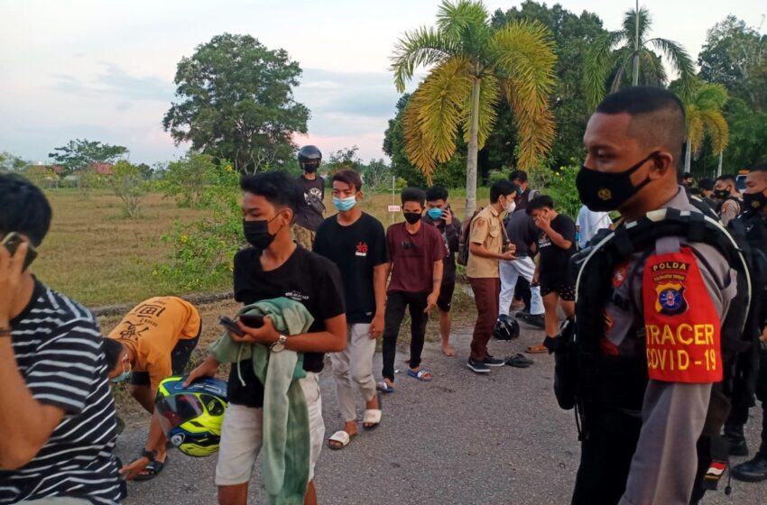  Hendak Balapan Liar, Puluhan Remaja Kota Ditangkap Polisi