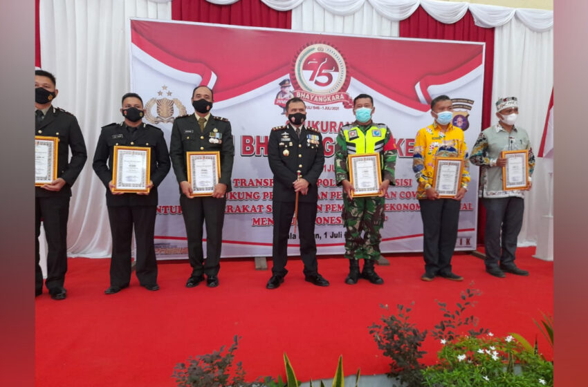  Pelaksanaan PPKM Micro Kecamatan Rungan Dapat Penghargaan Terbaik Dari Kapolri