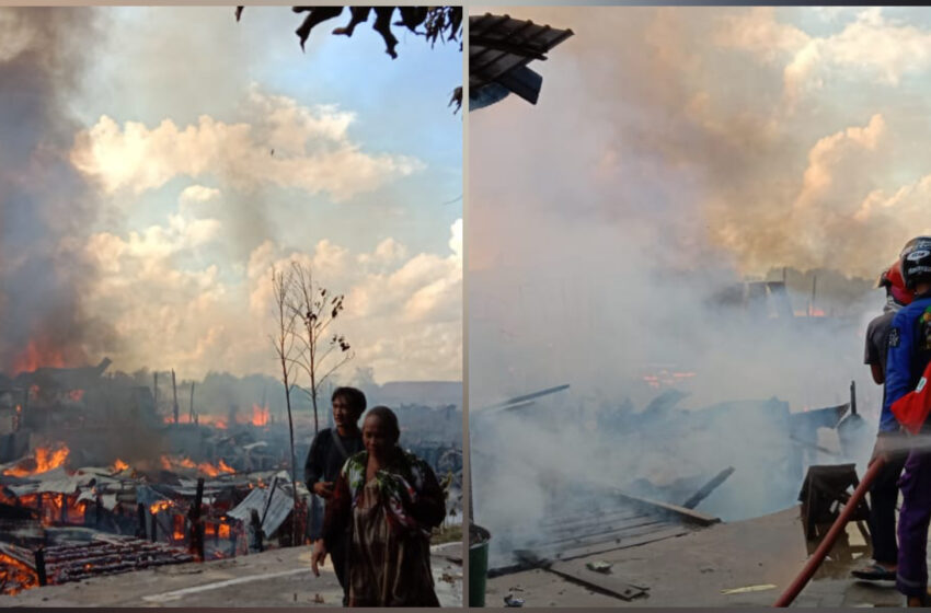  Suami vs Isteri Cekcok, Puluhan Rumah Ludes Terbakar