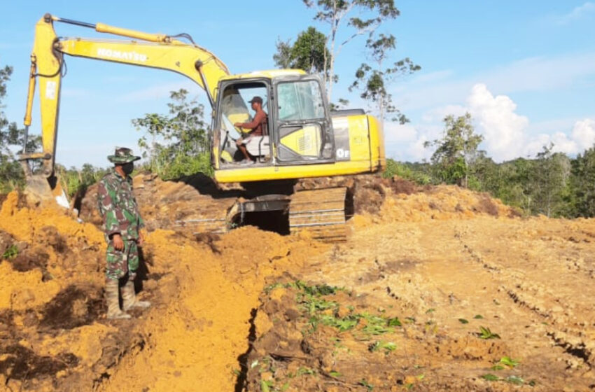  Hari ke 11 Program TMMD Reguler ke-112, Sasaran Parit Capai 36,6 Persen