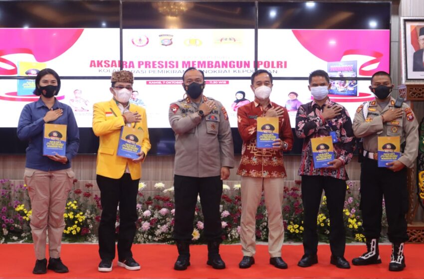  Polda Kalteng Launching Buku Aksara Presisi Membangun Polri