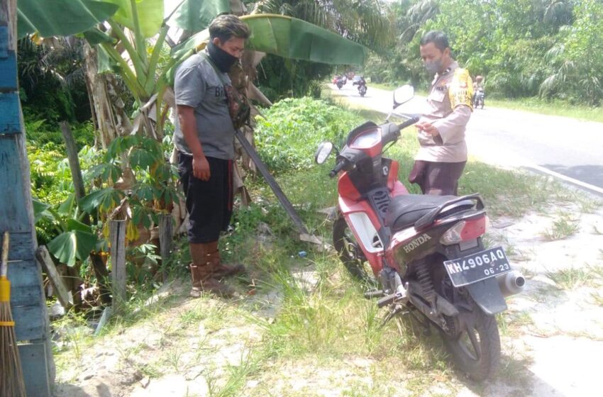  Ditinggal Dua Hari, Sepeda Motor KH 4906 AQ Diamankan Polisi