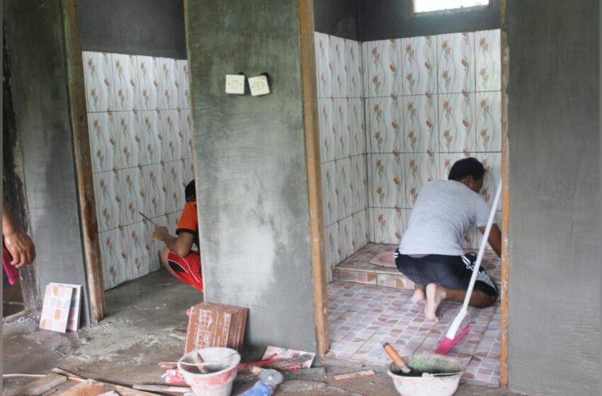  Sasaran Fisik TMMD Reguler ke-112 Di Masjid Al Ikhlas Hampir Tuntas