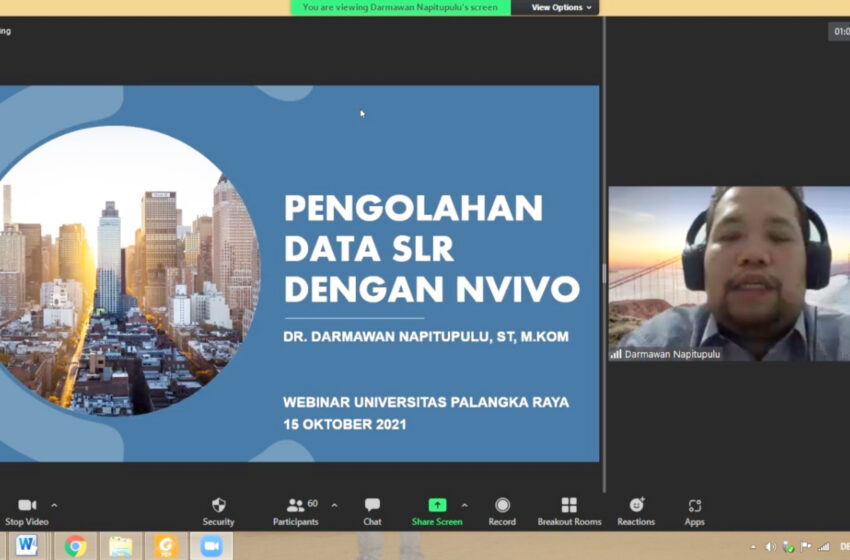  Program Pascasarjana UPR Gelar Webinar Seri #6 Pengolahan Data SLR dengan NVIVO