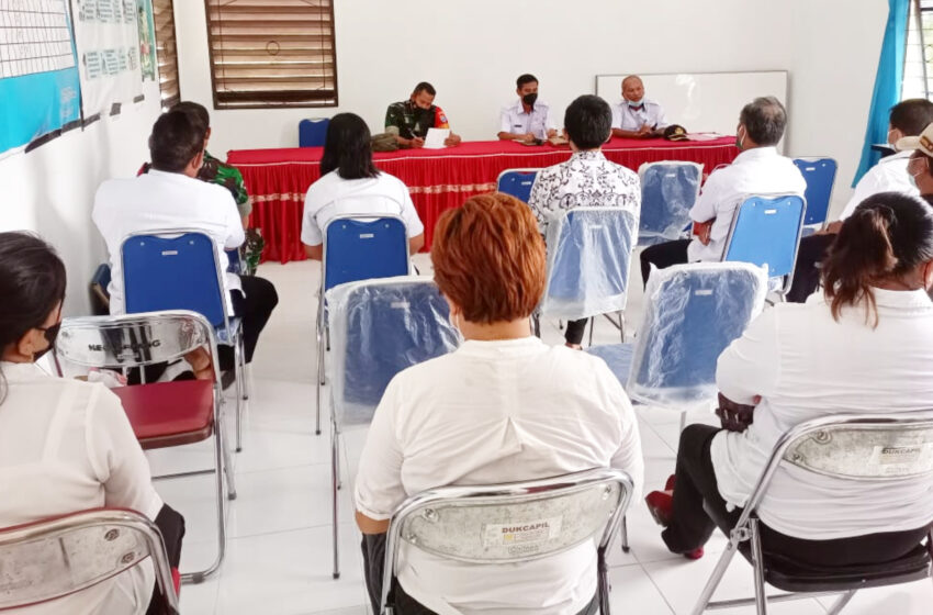 Rakor Percepatan Vaksinasi Kecamatan Sepang Dihadiri Danramil 1016-03 Sepang