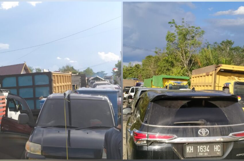  Kemacetan Akses Kuala Kurun – Palangka Raya Hambat Distribusi Sembako dan BBM
