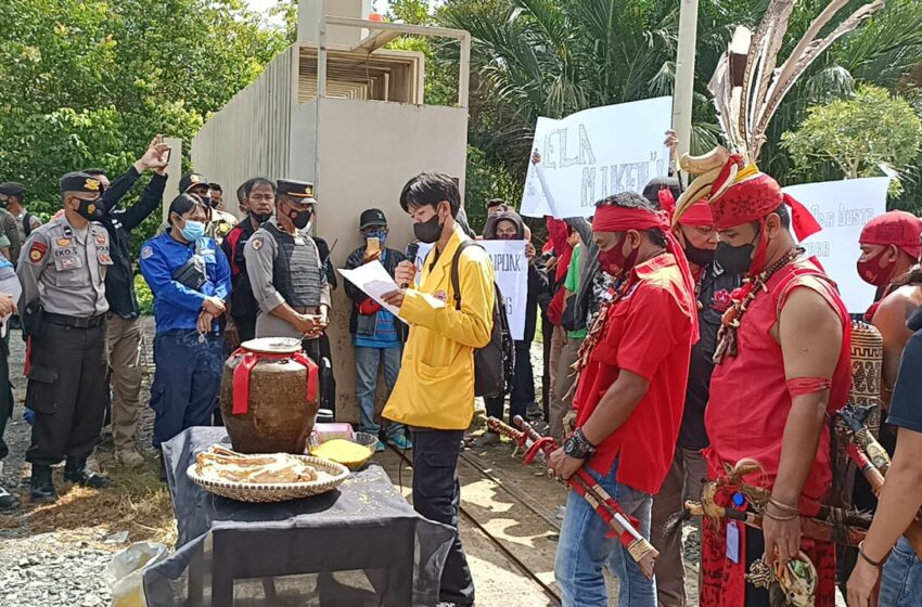  Polres Pulpis Amankan Demo di PT. Naga Bhuana Aneka Piranti 