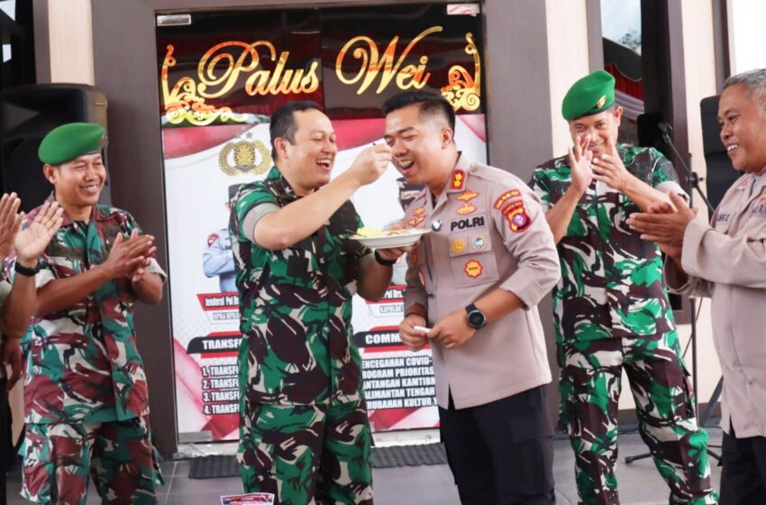  HUT Bhayangkara ke-76, Dandim 1011/Kuala Kapuas Beri Kejutan Kapolres Pulang Pisau