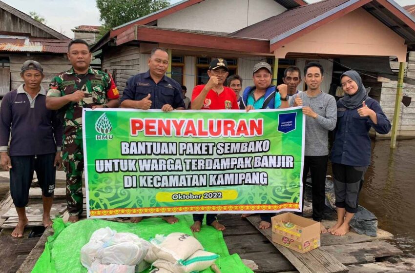  PT RMU Salurkan Ribuan Paket Sembako bagi Warga Terdampak Banjir