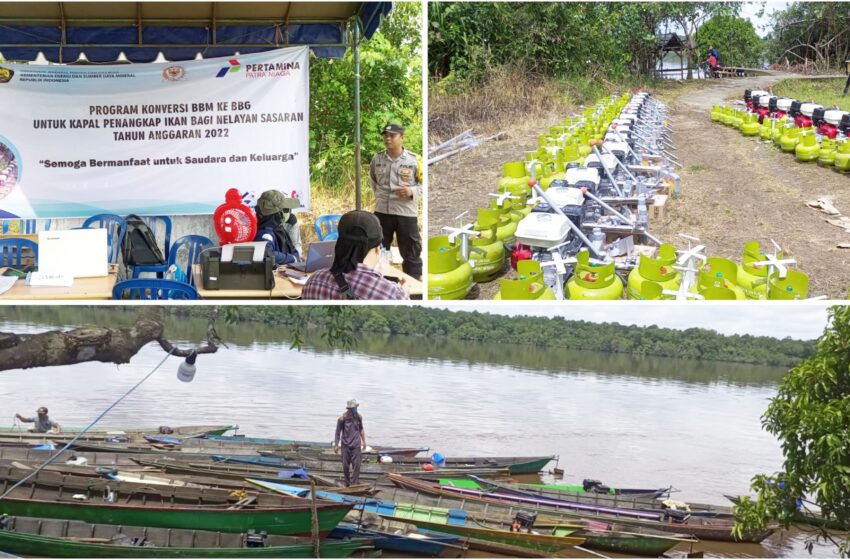  Konversi BBM ke BBG, Mesin Perahu Berbahan Bakar Gas Disalurkan kepada Nelayan di Dua Kecamatan 