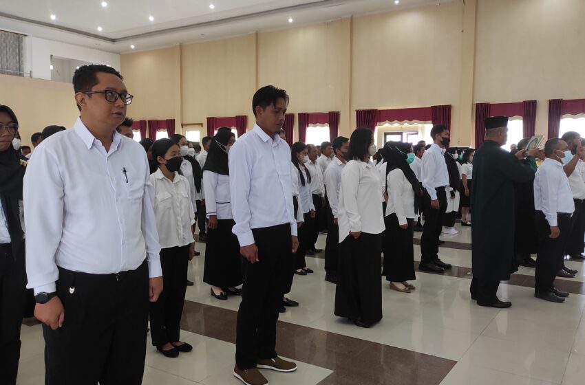  Anggota PPS Resmi Dilantik Oleh Ketua KPU