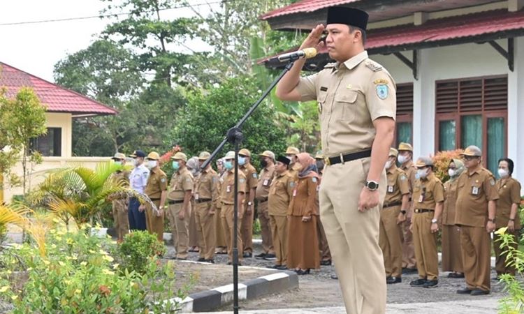  Apel Gabungan, Bupati Lamandau Minta ASN Lakukan Evaluasi