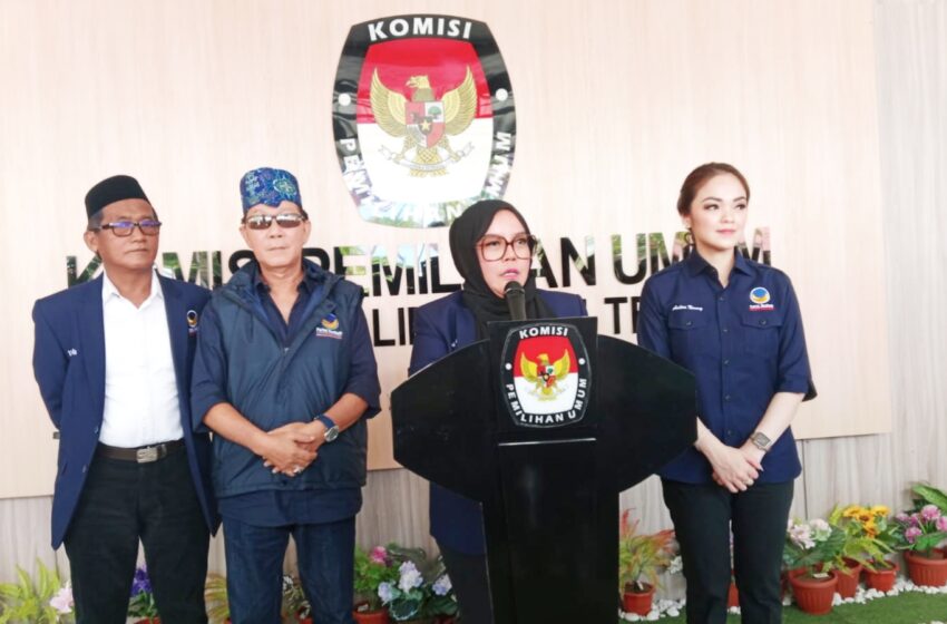  DPW NasDem Kalteng Resmi Daftarkan Bacalegnya ke KPU