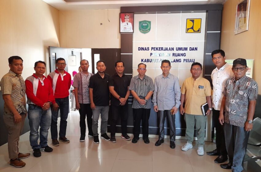  DPUPR Pulang Pisau Terima Kunjungan Komisi III DPRD Tapin