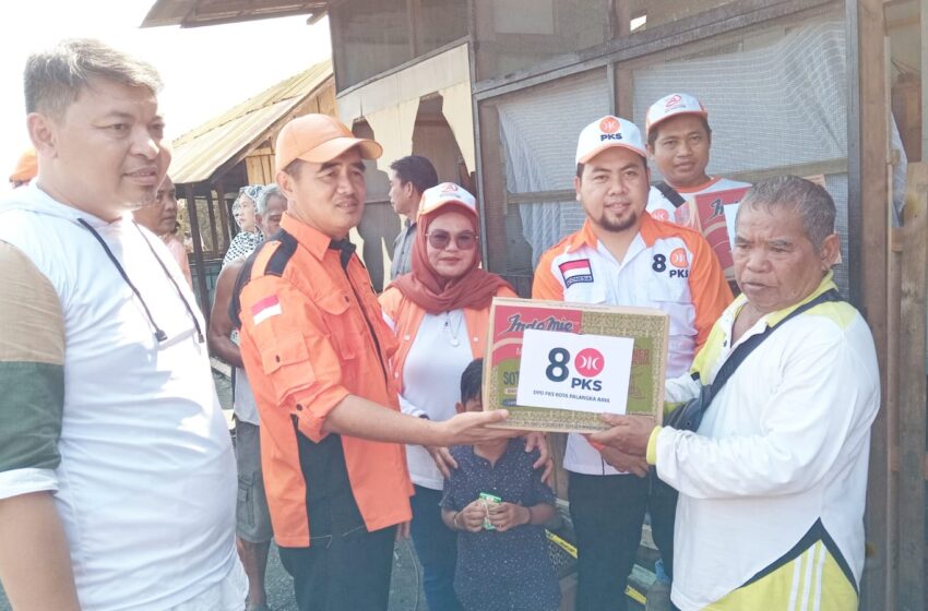  Relawan PKS Kalteng Salurkan Bantuan Sembako bagi Warga Terdampak Musibah Kebakaran