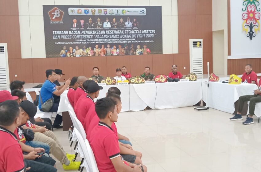  Petinju dari Berbagai Daerah Siap Berlaga di Palangkaraya Boxing Big Fight 2023
