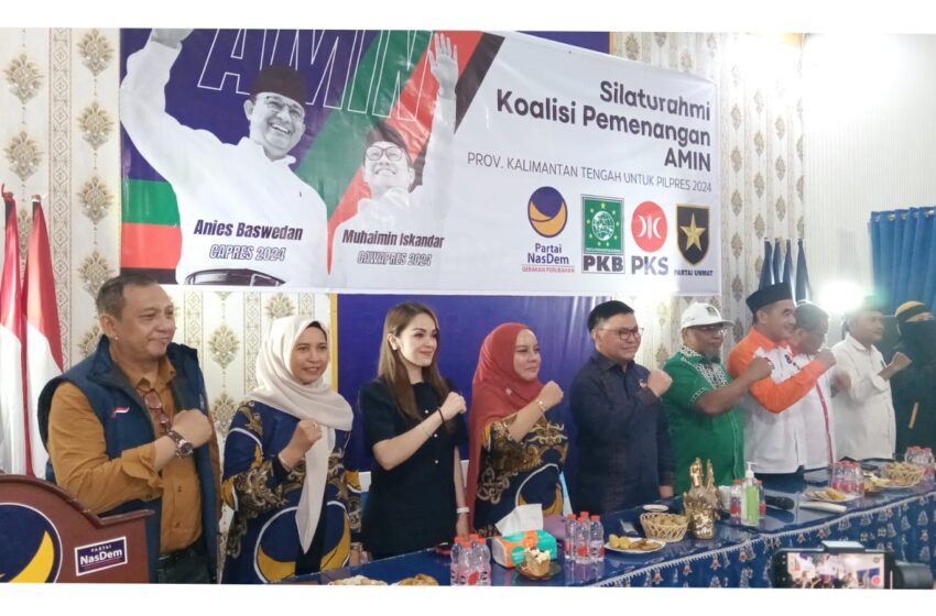  Rapatkan Barisan, Partai Koalisi Pemenangan AMIN di Kalteng lansung ‘Tancap Gas’