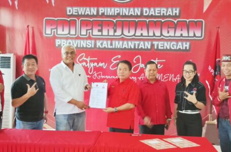 Maju PILBUP Kapuas 2024, Wiyatno Daftarkan Diri ke DPD PDIP Kalteng