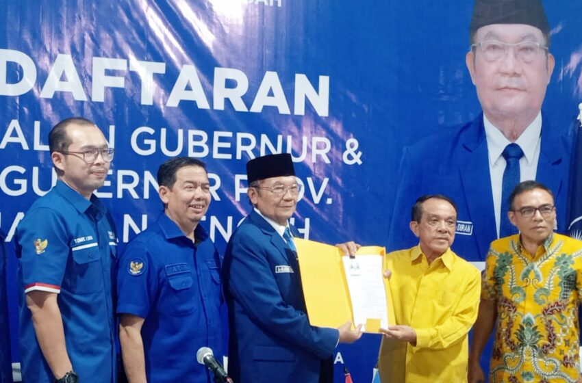  Mantap Berkontestasi di PILKADA, Abdul Razak Daftar Penjaringan Gubernur di DPW PAN Kalteng