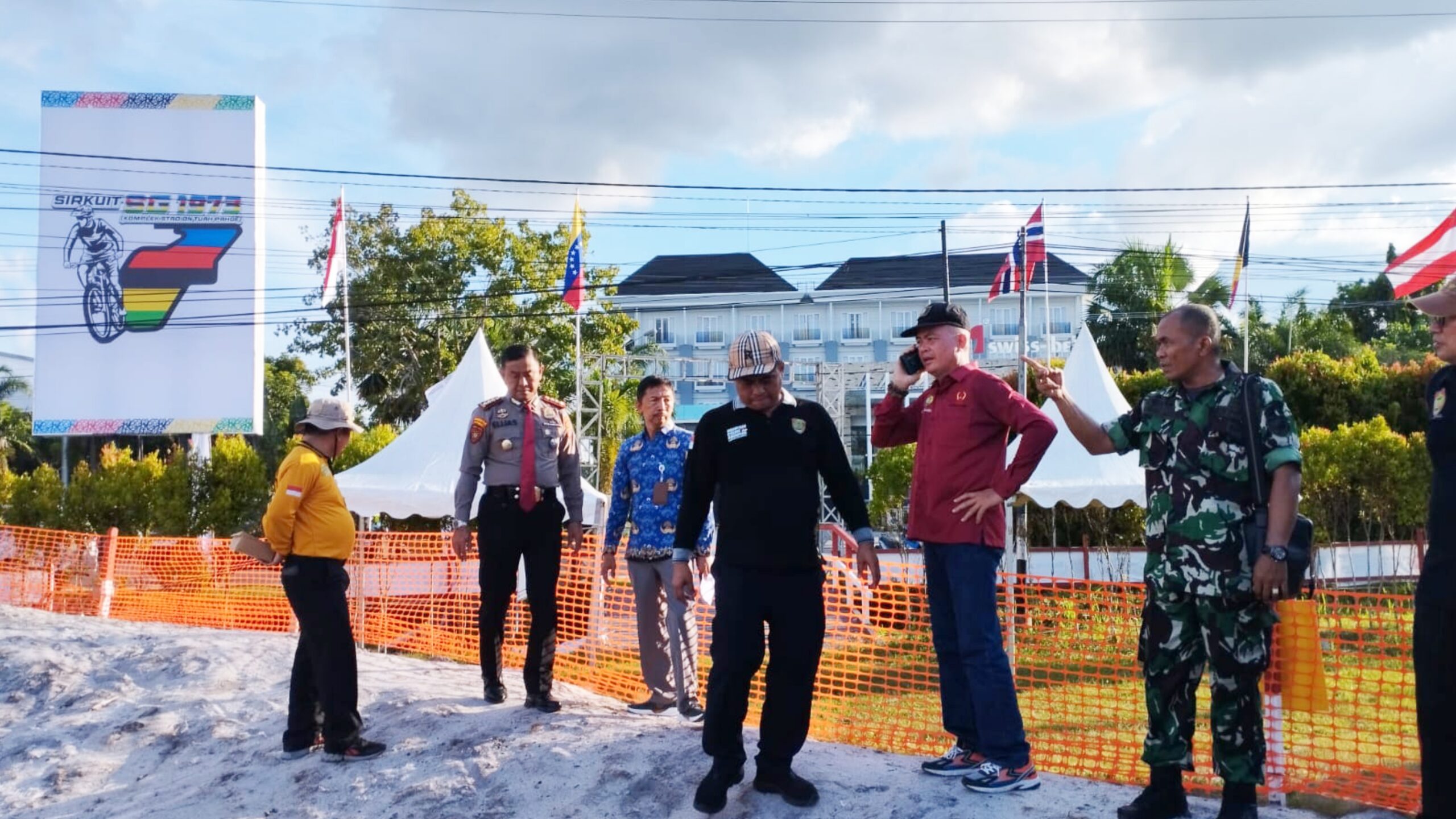 Gladi Bersih di Sirkuit SG1973, UCI MTB Eliminator seri-3 Siap Bergulir 