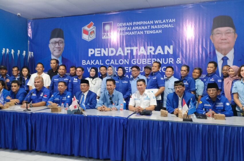  Mantap Maju di PILGUB 2024, Nadalsyah Daftar Penjaringan Bacalon Gubernur Kalteng ke DPW PAN Kalteng