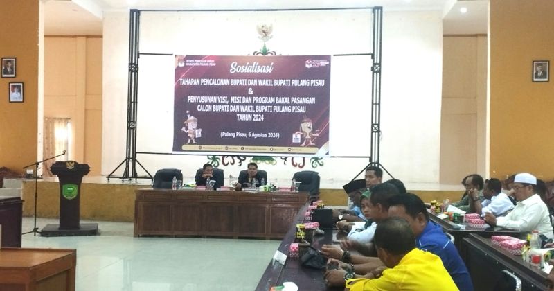  KPU Sosialisasi Tahapan Pilkada Kabupaten Pulang Pisau