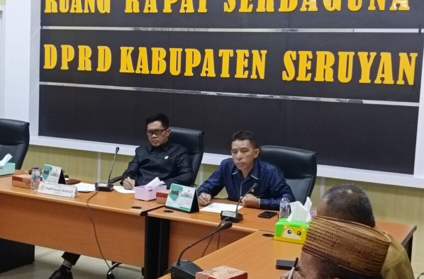  DPRD Seruyan Gelar Rapat Banmus