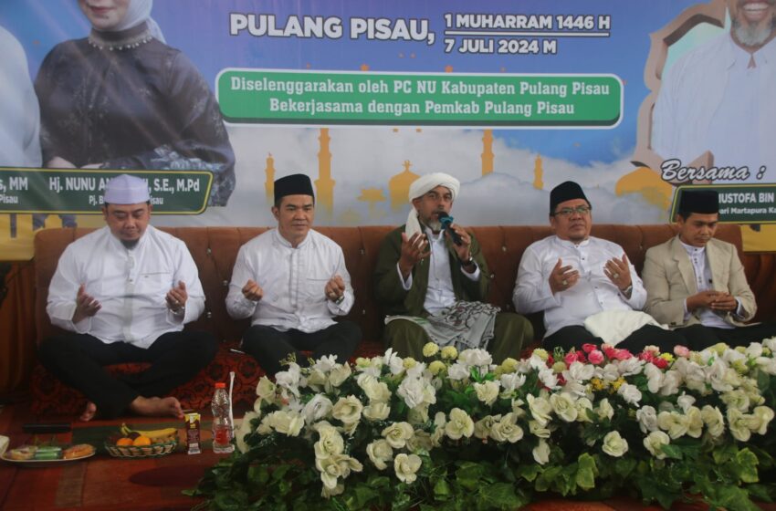  1 Muharram 1446 H di Mesjid Agung AR-Raudhah diikuti Ketua DPRD Pulpis