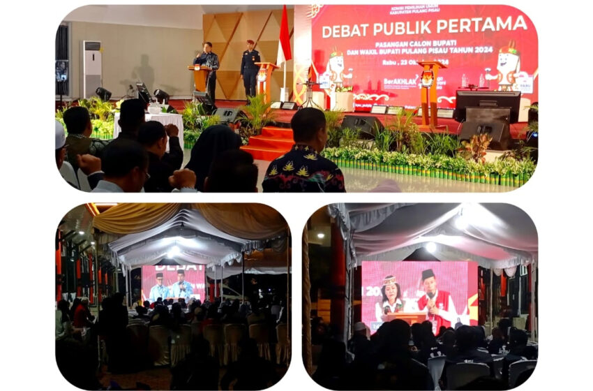  Debat Publik Pertama Paslon Bupati dan Wakil Bupati 2024