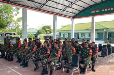 Danramil dan Babinsa Diberikan Materi Pembinaan Tata Ruang Wilayah Pertahanan Darat